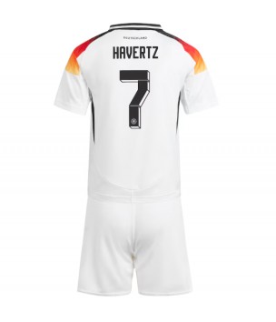 Billiga Tyskland Kai Havertz #7 Hemmatröja Barn EM 2024 Kortärmad (+ Korta byxor)